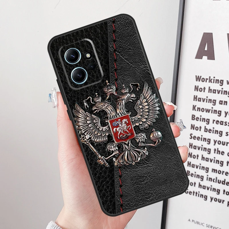 روسيا العلم الروسي شعار غطاء ل Xiaomi Redmi ملاحظة 14 13 برو 12 11 9 10 9S 10S 11S 12S Redmi 14C 10C 12C 13C حالة