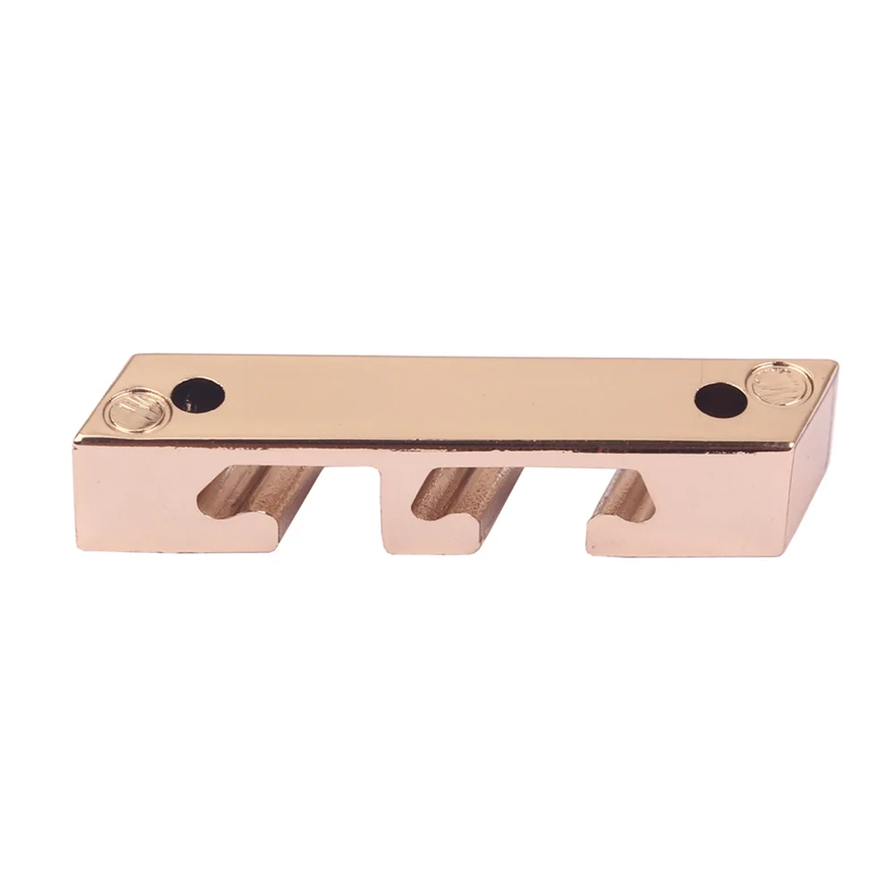 3 باس وتر غيتار التجنيب سبائك الزنك الأسطوانة دليل لنغمة التوتر المناسب الحفاظ على الذهب سلسلة أدلة الغيتار #2