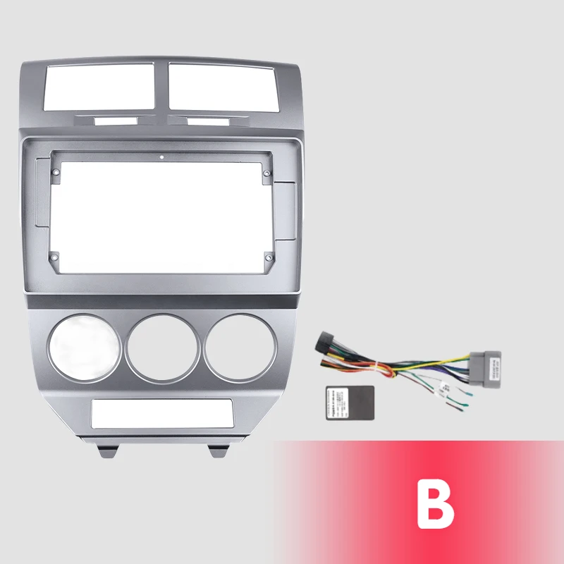 Autoradio 10.1 inch 2din Car Audio Frame Radio Fascia Gps Navigation fascia Panel for 2007-2010 DODGE CALIBER or with Canbus Box