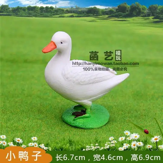 PVC Plastic Mini Boerderij Pluimvee Dieren Huisdecoratie Figuurtjes Gesimuleerde Dieren Hond Varken Schaap Kip Model Kinderspeelgoed