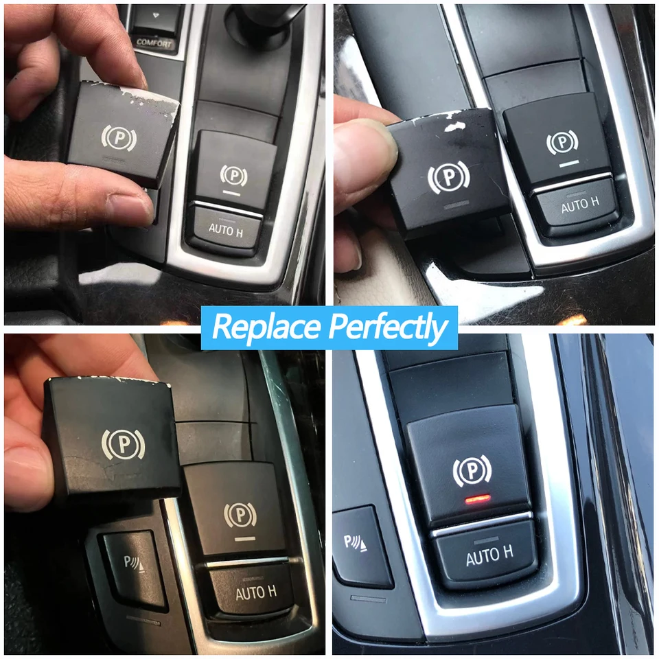 P-knop Remschakelaar Voor BMW 5 En 7-serie (F01 F02 F10 F11 F18 F30) 2009-2017 – Origineel Vervangonderdeel