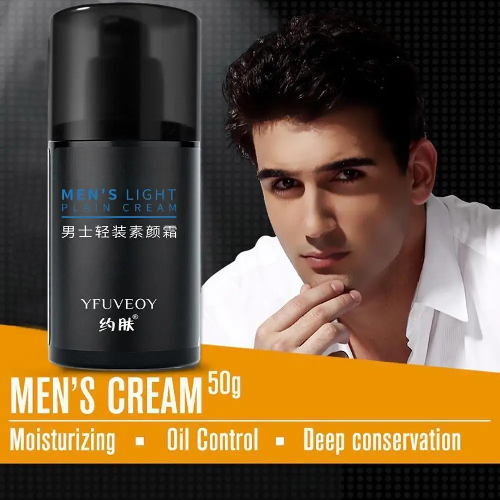 Men Skin Whitening Face Cream Concealer Ointment Cream Nutrition Moisturizing Skin Whitening Cream Skin Care Oil-control 50g