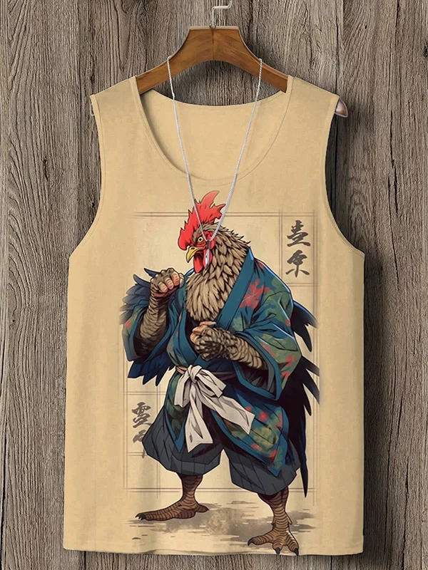 Japanese Style Tank Tops Drago - огляд і ціна Japanese Summer Clothing Men