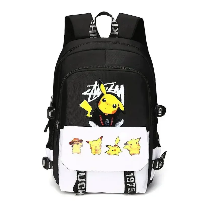 

Pokemon Cartoon Animation Student Schoolbag Lightweight Waterproof Large Capacity Back-to-School Season Durable Backpack Gift