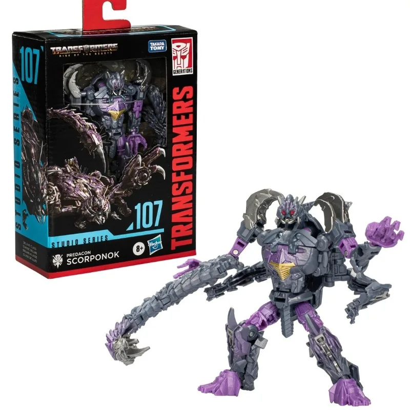 Novo em estoque transformerg1 ss 107d classe scorponok presentes populares figura anime modelo estúdio série decoração diversão na moda