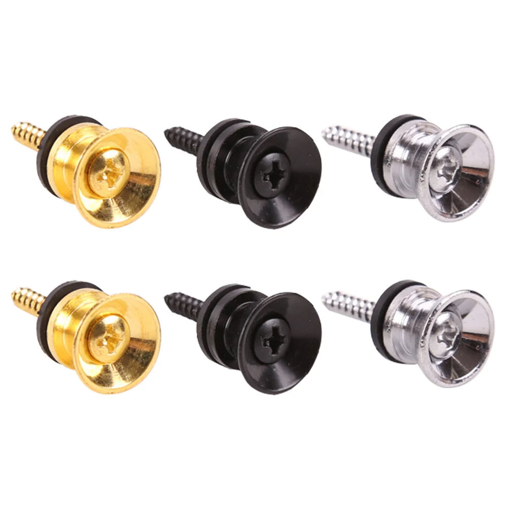 

9 Pcs Strap Buckle Non-slip Lock Guitar Fixing Bass Belt Anti-skid Button Suite