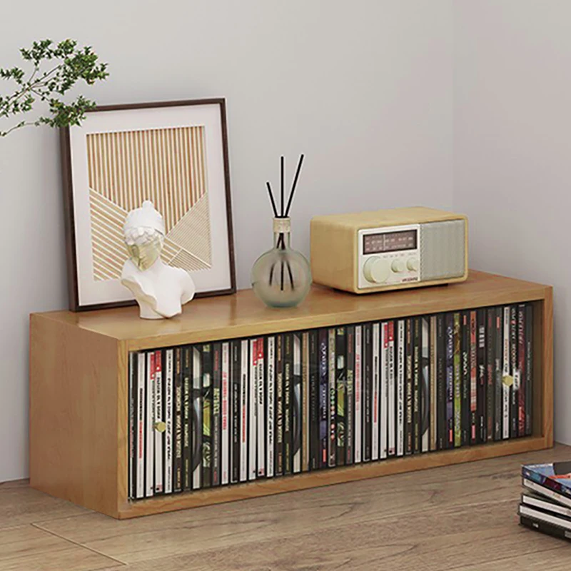 

Деревянный органайзер для хранения игровых дисков PS4/Xbox, CD, DVD, виниловых пластинок, пылезащитная подставка для домашнего офиса