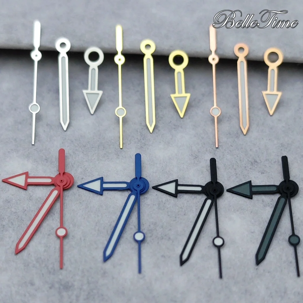 NH35 Hands C3 Green Luminous Silver/Black/Rose Gold/Gold Watches Pointers For NH35/NH36/4R/7S Movement Watches Pointers