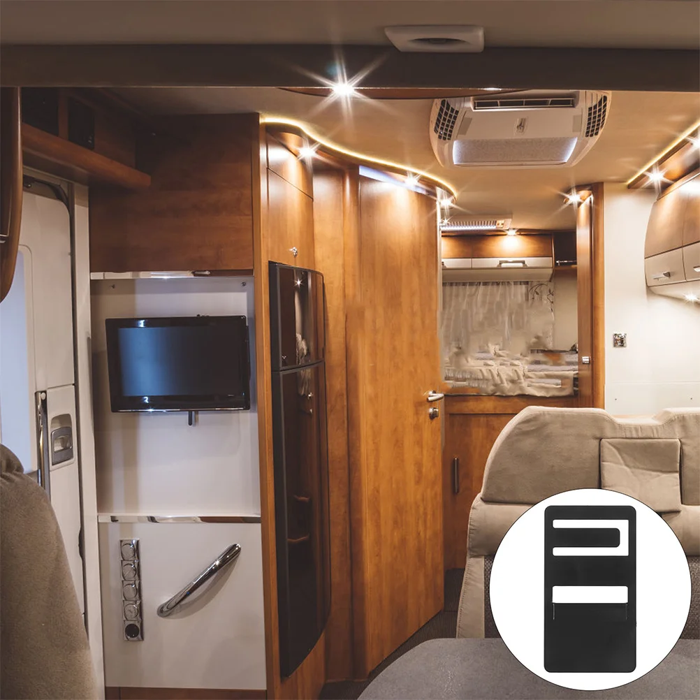 

2pcs Rv Refrigerator Door Prop Clip Replacement For Vibration Protection Universal Fit Camper Fridge Accessories Durable Lock