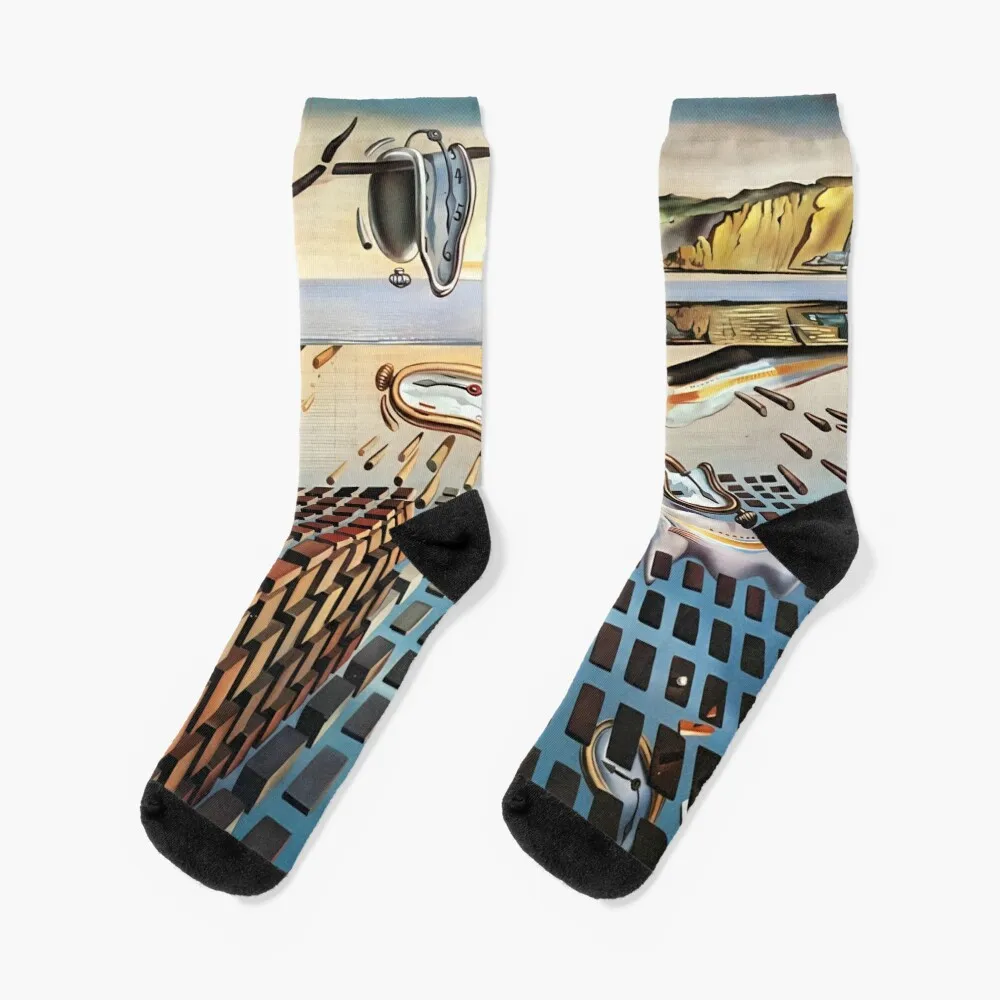 

Salvador Dali - The Disintegration of the Persistence of Memory Socks Warm Socks