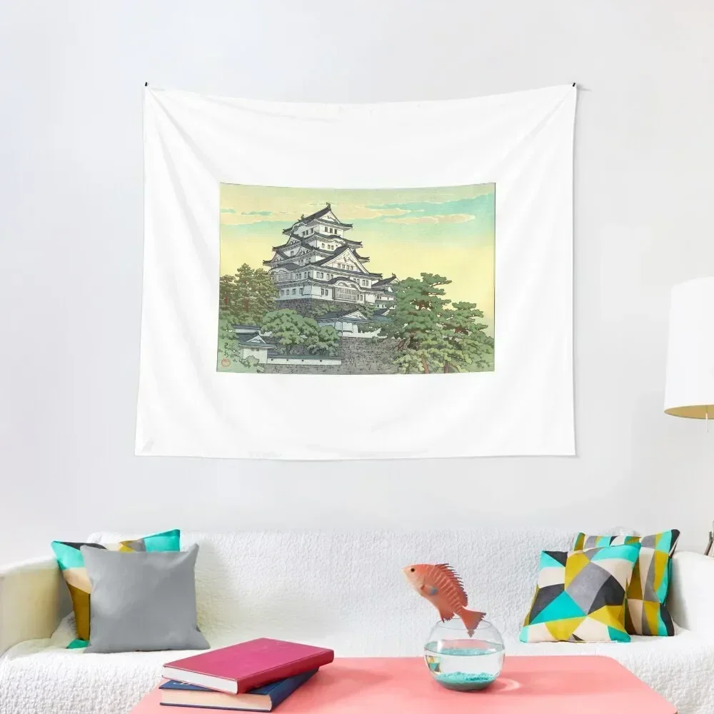 Kawase Hasui Pacific Transport Lines Himeji Castle Tapestry Bedrooms Decorations Wall Decor Tapestry