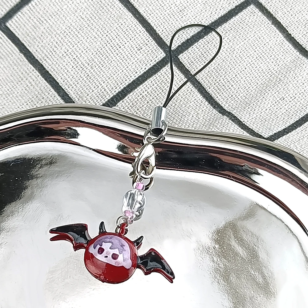 Spiel Liebe und Deepspace Sylus Cosplay Telefon Kette Crow Rose Anhänger Schlüsselanhänger Cosplay Zubehör Halloween Requisiten Schlüsselanhänger – Detail 3