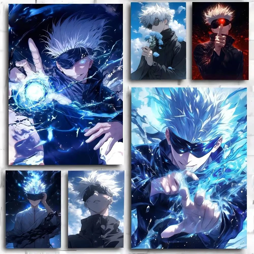 Ölgemälde nach Zahlen Anime Jujutsu Kaisen DIY Malen nach Zahlen Leinwandbilder nach Zahlen Heimdekoration Großformat