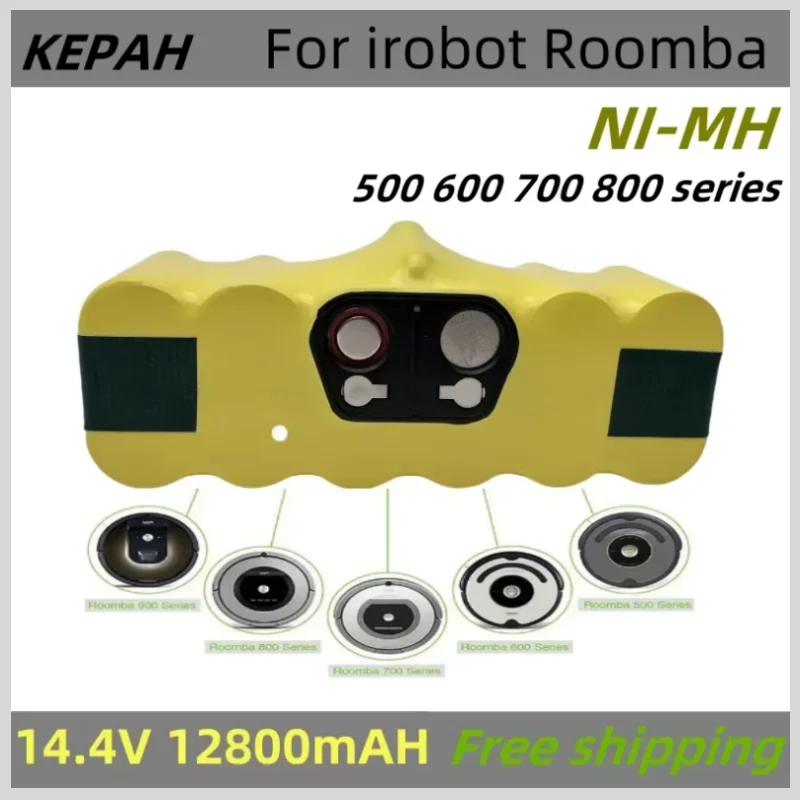 

Аккумулятор 14,4 В, 9800 мАч для iRobot 500, 600, 700, 800 серии, аккумулятор для iRobot Roomba14.4, 900, 620, 650, 770, 780, 580