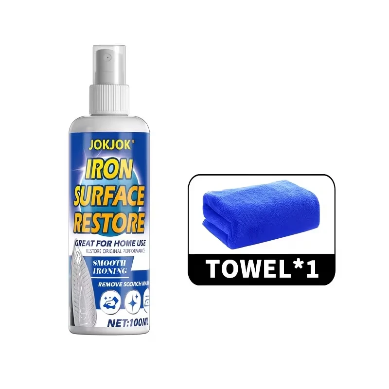 Iron Cleaning & Polishing Spray – Soleplate Care Spray for Burn Marks, Residue And Smooth Glide, Suitable for Steam Irons, Dry view 6