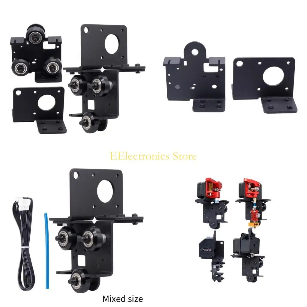 

B03C Direct Drive Upgrade Kit High Quality Aluminum Plate Pulley Wheels for Dual Gear Extruder for Ender3 and CR10S 3D Pinter