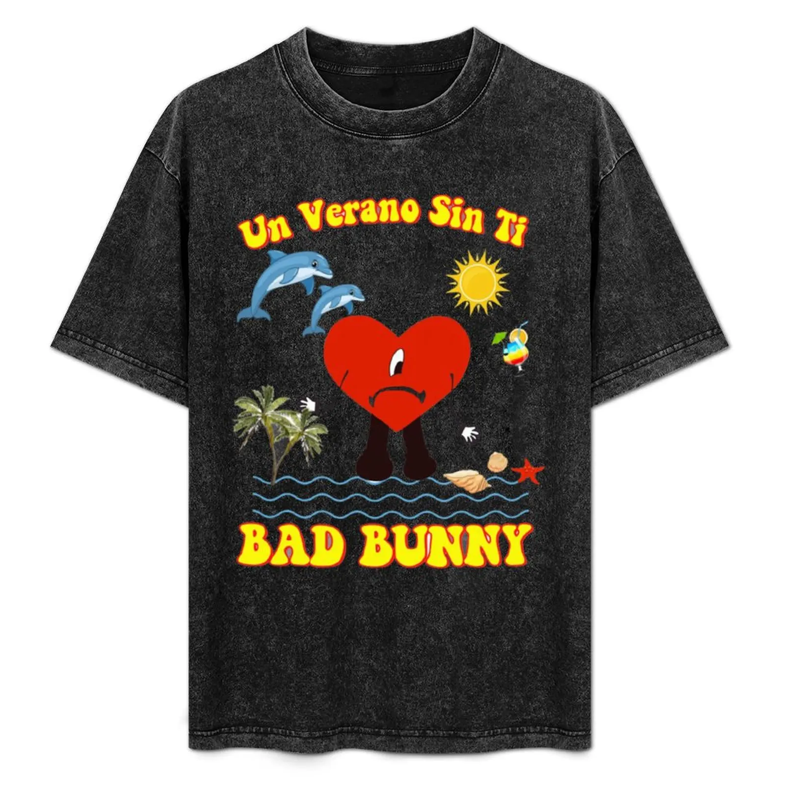 Un Verano Sin Ti Shirt Bunny Un Verano Sin Ti Worlds Hottest Tour T-Shirt blacks vintage anime shirt men t shirts high quality