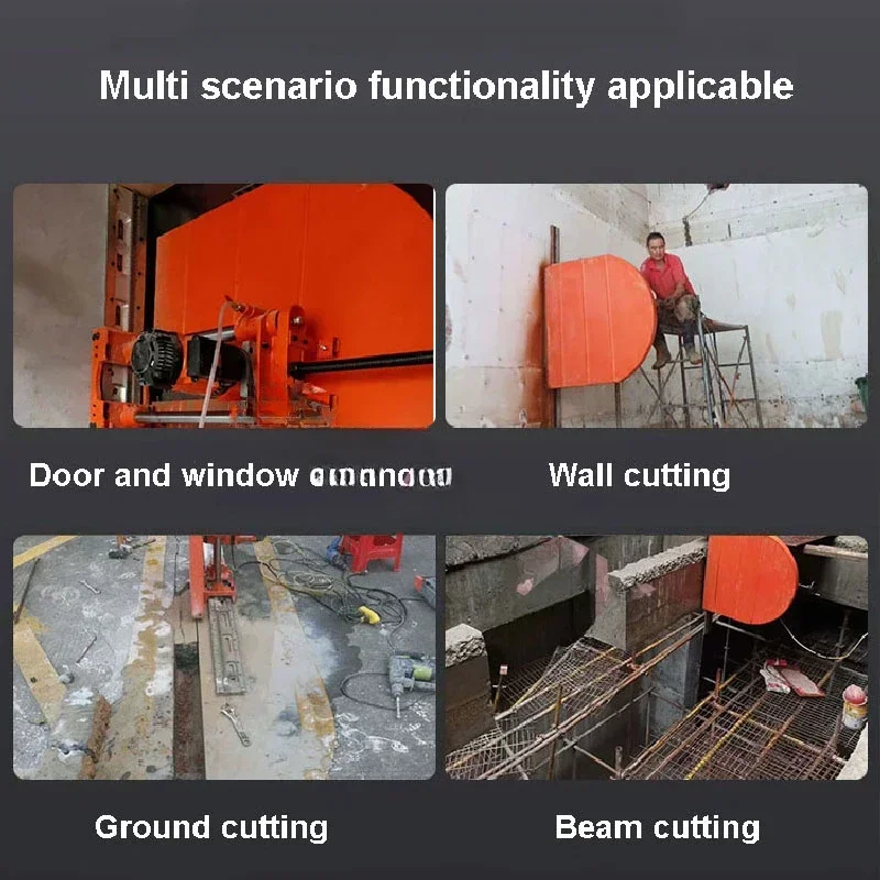 Opening Machine Reinforced Concrete Wall Cutting Machine 100cm Electric Wall Saw Open Doors Windows Cutter
