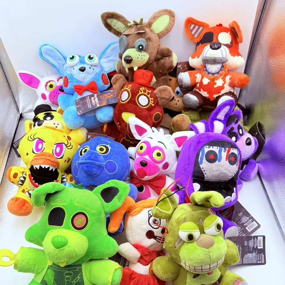 2026  Five Night At Freddy Fnaf Plush Cute Toys Doll Bonnie Bear Foxy Cartoon Stuffed Dolls Freddy Toys For Children Fans Gifts