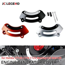 Engine Guard for Honda Hunter Cub CT125 Trail125 Super Cub C110 C125 Monkey125 Grom Dax125 Left Crankcase Generator Gurad Cover