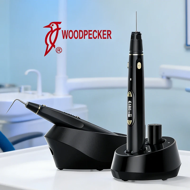 Woodpecker fi-e fi-p sistema de obturação endodontia dental controle de temperatura inteligente máquina de enchimento de cola quente agulha de febre