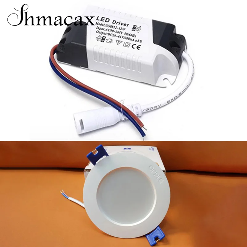 1PC 3-4W/4-7W/8-12W/12-18W/18-24W/24W-36W New Transformer LED Lamp Driver