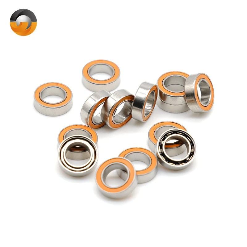 2pcs Stainless Steel Hybrid Ceramic Bearing 6x10x3mm 3x10x4mm 4x10x4mm 5x10x4mm 5x11x4mm ABEC-7 Without Grease Fast Turning