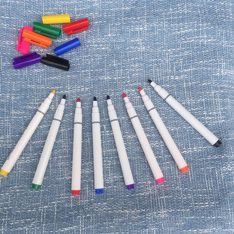 

8 Pcs Beautiful and Exquisite Textile Marker Fabric Paint Pen Diy Crafts T-shirt Pigment Painting Pen