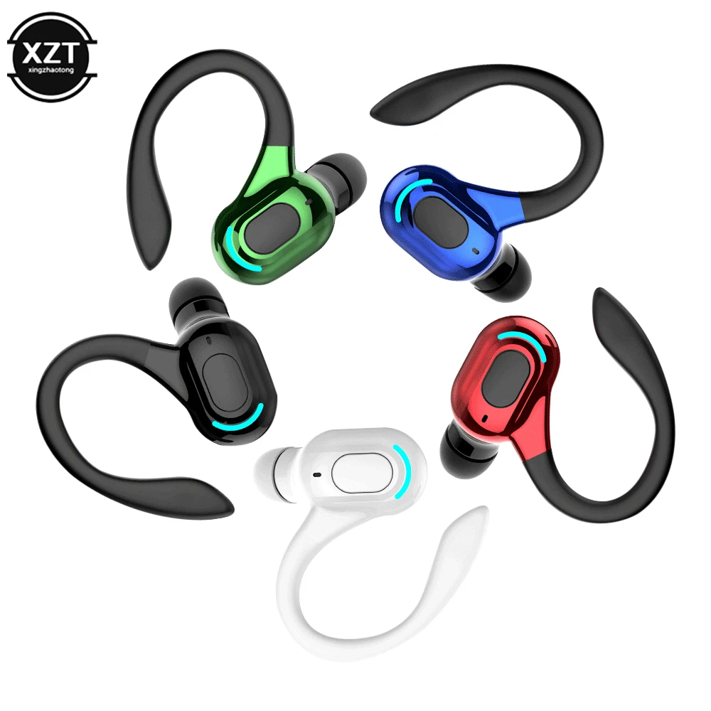 

M-F8 Waterproof Hanging Single Ear Earbuds Bluetooth-compatible 5.2 Noise Cancelling Sports Wireless Business Headphones Headset