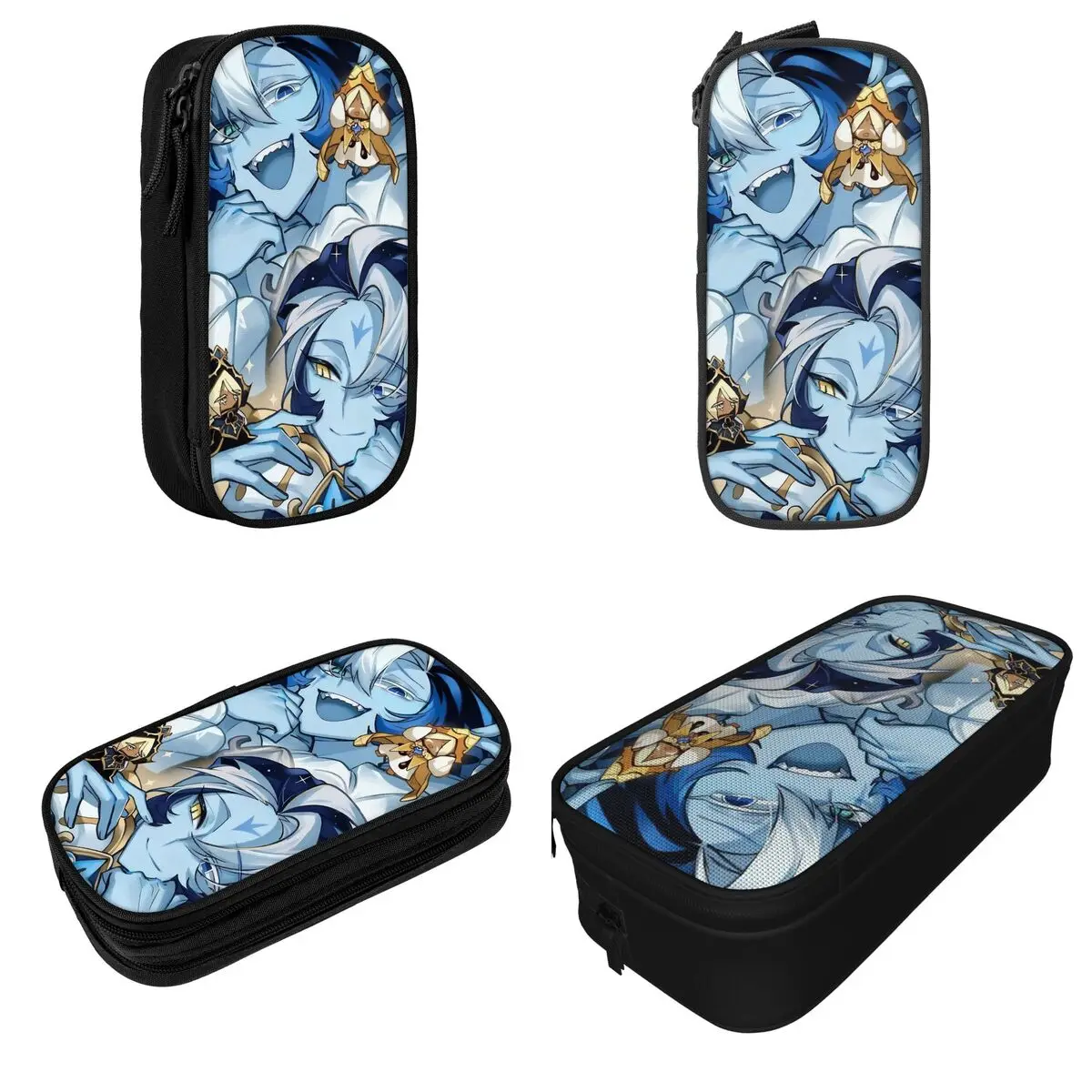New CRK Shadow Milk Cookie Run Kingdom Pencil Cases Cartoon Game Pencilcases Pen for Student Large Storage Bag School Supplies