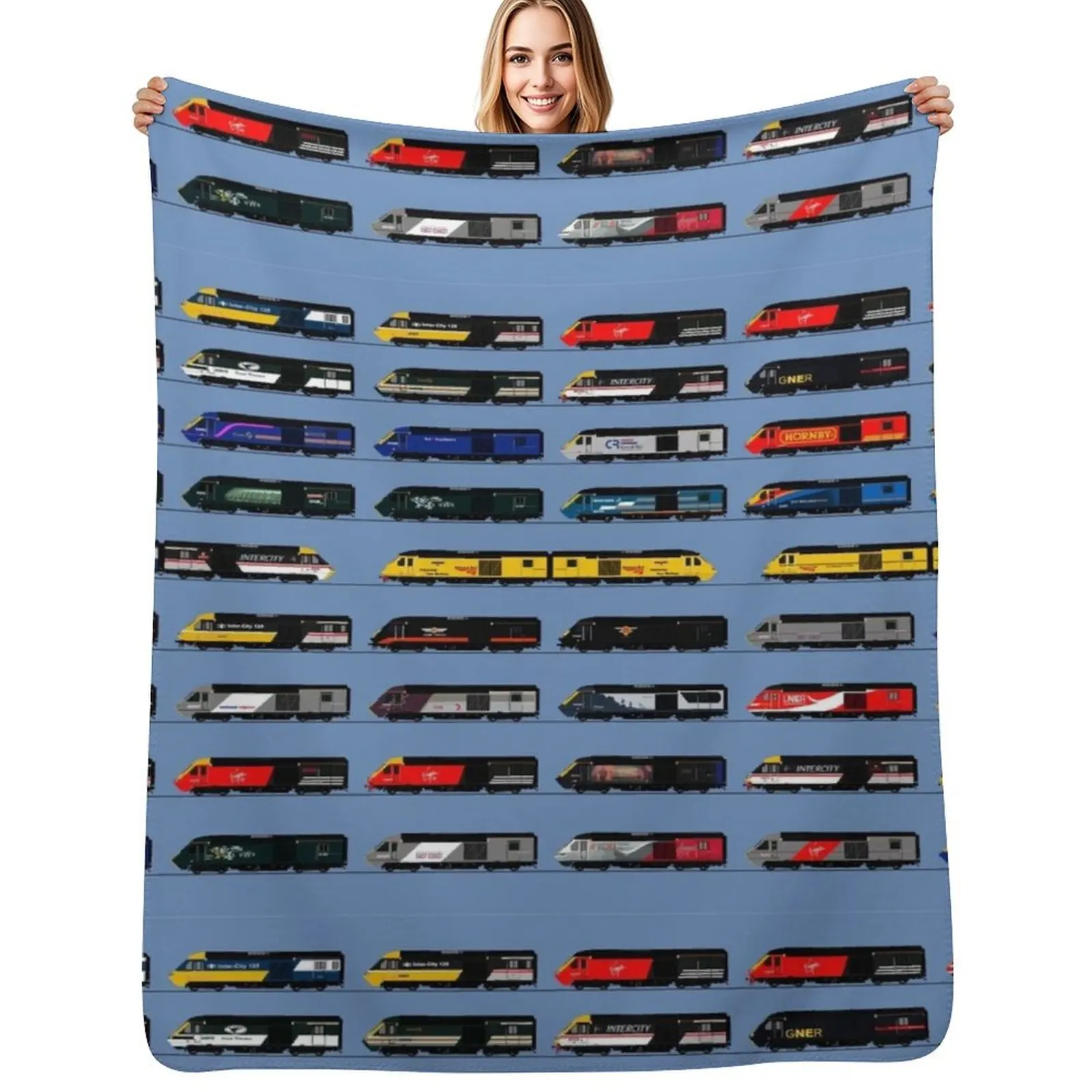 

class 43 hst intercity 125 collection Throw Blanket Moving Weighted christmas gifts Beautifuls Blankets
