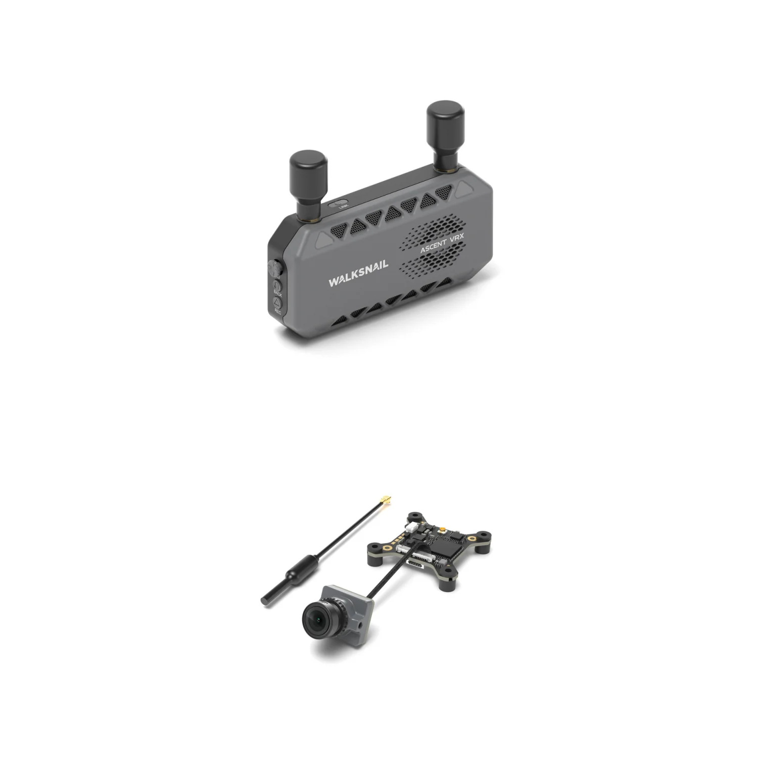 CADDXFPV Walksnail Ascent FPV VRX-ontvanger ondersteunt alle FPV-brillen en -displays met HDMI-ingang voor RC-auto's en drones
