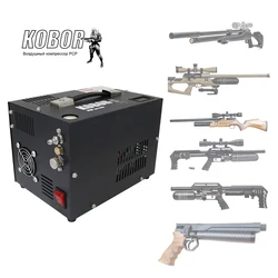 4500Psi 300Bar PCP Air Compressor Portable Car 12V with Transformer High Pressure PCP Compressor for Diving Tank