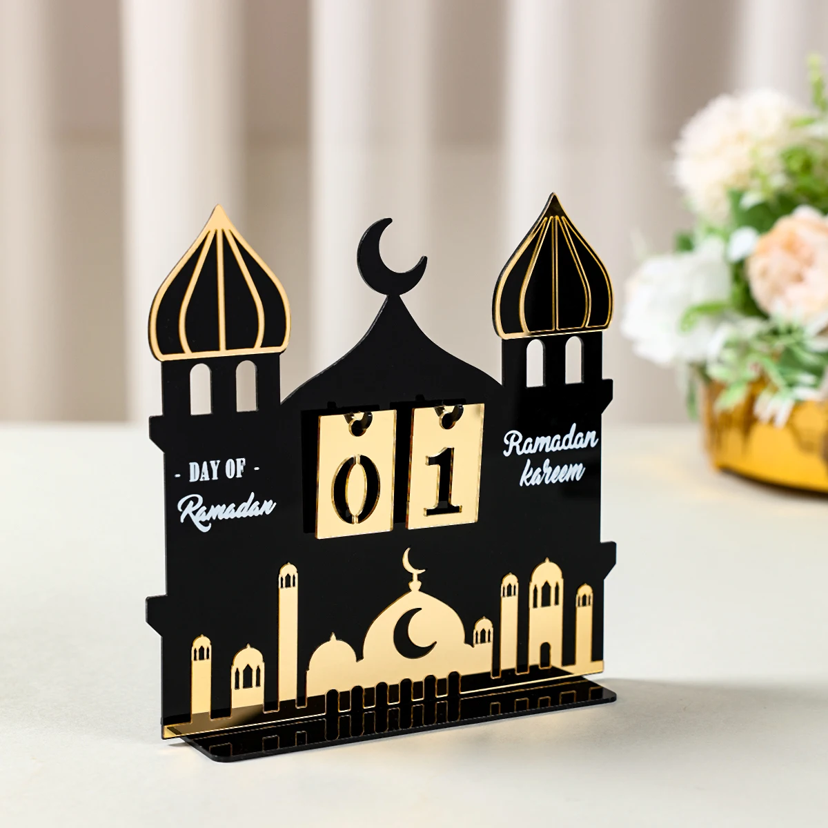 رمضان العد التنازلي التقويم عيد مبارك زخرفة رمضان الديكور 2025 للمنزل رمضان كريم الإسلامي مسلم ديكور الحفلات الهدايا
