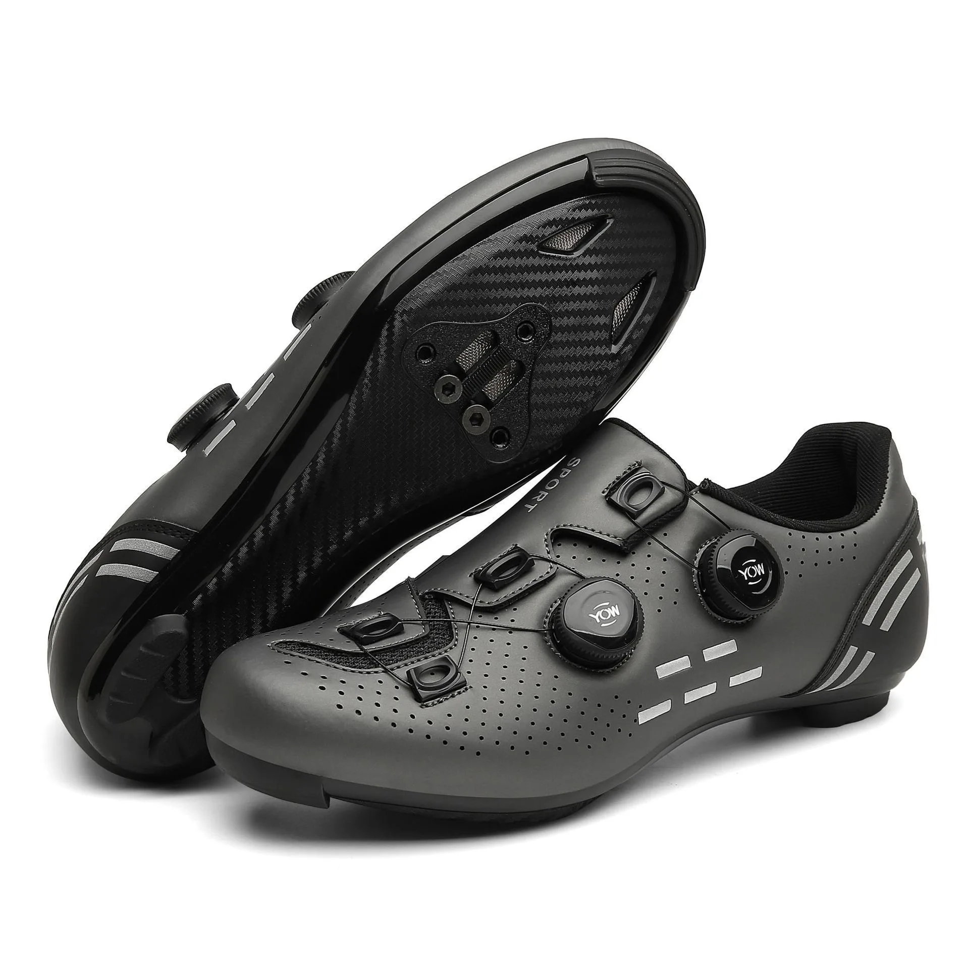 2026 Radsport-Sneaker MTB mit Cleats Herren Carbon Sport Speed Bike Schuhe Damen Mountain Racing Flat SPD Rennrad-Schuhe