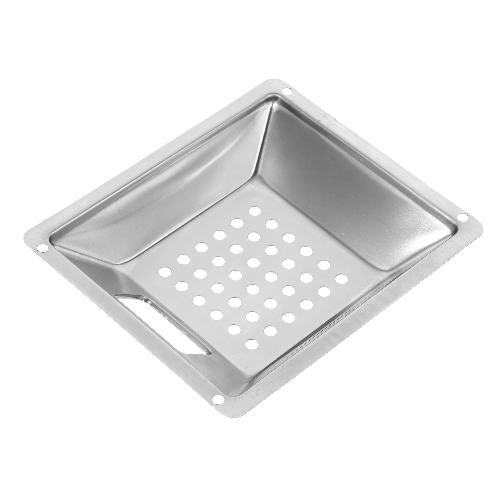 

Outdoor Trash Can Accessories Stainless Steel Mesh Ashtray Unbreakable Holder Snuffing Hole Cigarette Collection Port Windproof