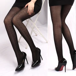 Fashion Personality Snake Skin Pattern Women's Pantyhose Thin Stretch Hottie Sexy Goth Animal Textured Jacquard Tights