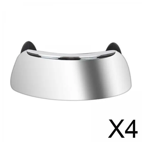 

Motorcycle Handlebar Mirrors ABS Chrome Wide Angle 180 Degree Rearview Parabolic Blind Spot for Scooter Bike ATV Universal