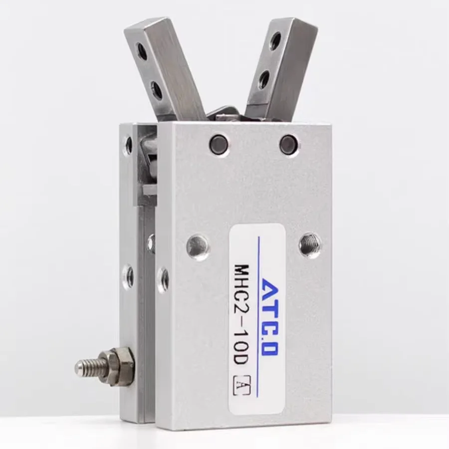 MHC2-10D SMC Pneumatic Finger Cylinder Angular Style Air Gripper/Standard Type MHC2-16D MHC2-20D MHC2-25D MHC2 10S MHC2-16S -20S