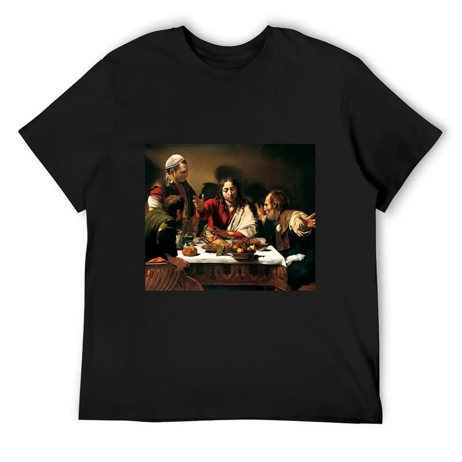 Caravaggio's Cena in Emmaus T-Shirt graphic t shirt vintage shirts graphic mens graphic t-shirts hip hop