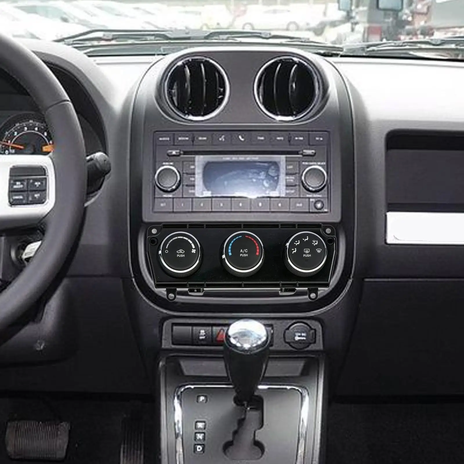 Painel do módulo de controle de ar condicionado P55111168AF para Jeep Wrangler
