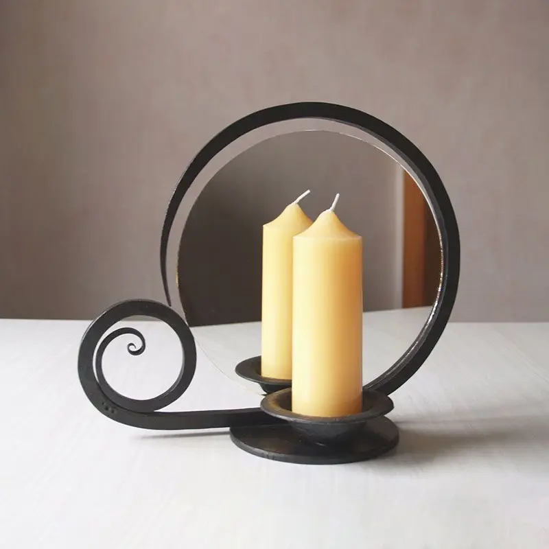 

Candle holder hand-forged home retro decorative ornament candle base