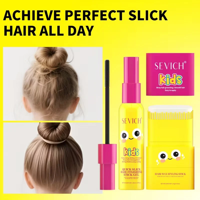 

Набор воска для укладки волос и геля для укладки волос SEVICH, долговечный крем для укладки волос с защитой от вьющихся волос, крем для контроля кромок и отделки волос
