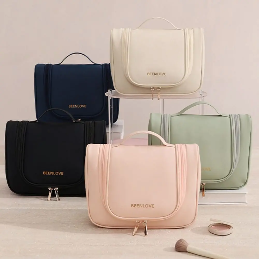 

Large Capacity Cosmetic Storage Bags Multi-Functional Waterproof Toiletries Storage Pouch Portable Dustproof Hanging Makeup Bag