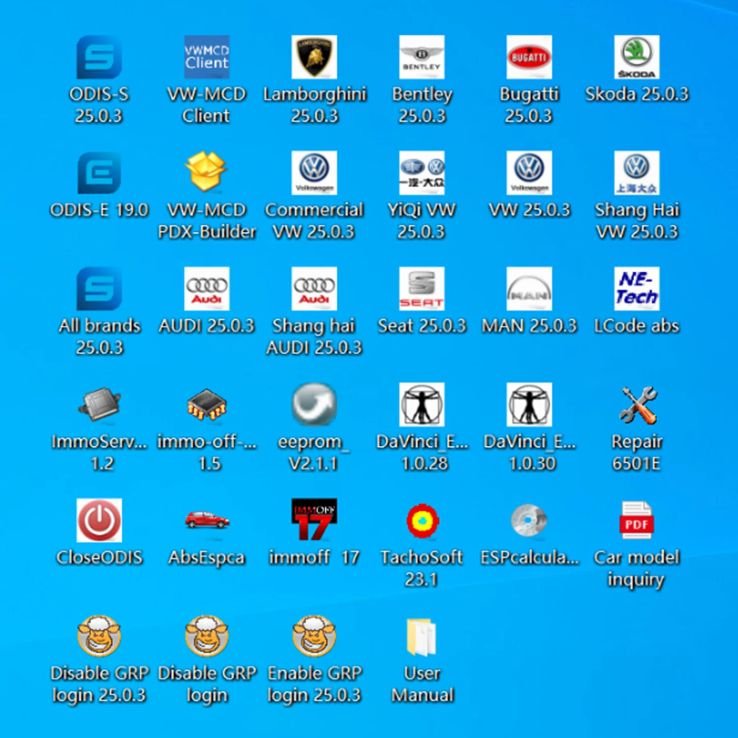 Descarga remota Instalar software para novo serviço Odis S 25.0.3 Odis E Engineering 19.0.0 suporta suporte de login GRP 6154A WIN10