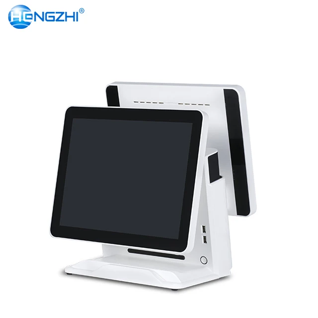 Electronic Smart Restaurant Dual Touch Screen Tablet Android POS Machine online Pos Terminal with Printer