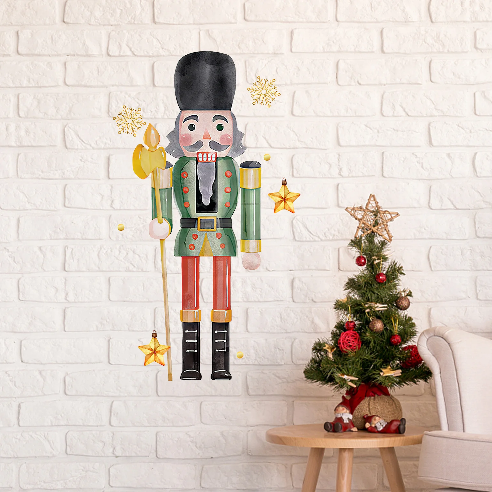 

Christmas Wall Decals Glass Stickers Decoration Mirror Clings Window Snowman Door