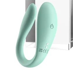 Wireless Remote Control Dildo Vibrator Female Dual Motors U Shape Clitoris Stimulator Wearable Sex Toys for Women Couples Adults