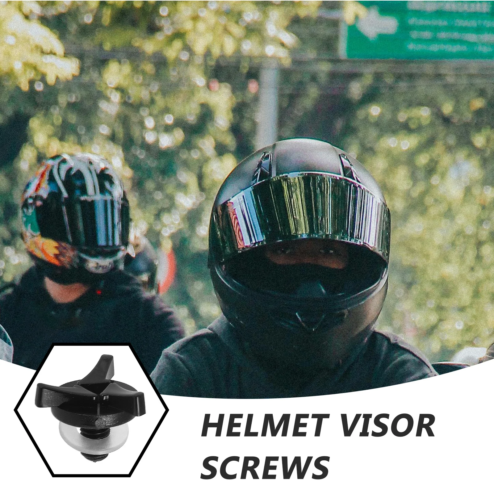 

1Set Visor Repair Screws Motorcycle Accessories Replacement Kit -Resistant for Long-Term Use Universal