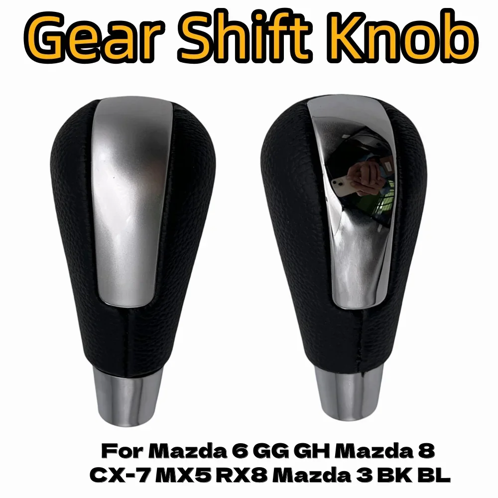 

New Gear Shift Knob Automatic Shift Lever Knob Lever Shifter For Mazda 6 GG GH Mazda 8 CX-7 MX5 RX8 Mazda 3 BK BL Car Accessory